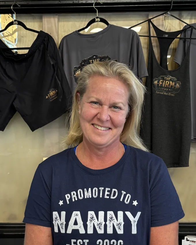 Liz Bruno, front desk at The Firm Fitness