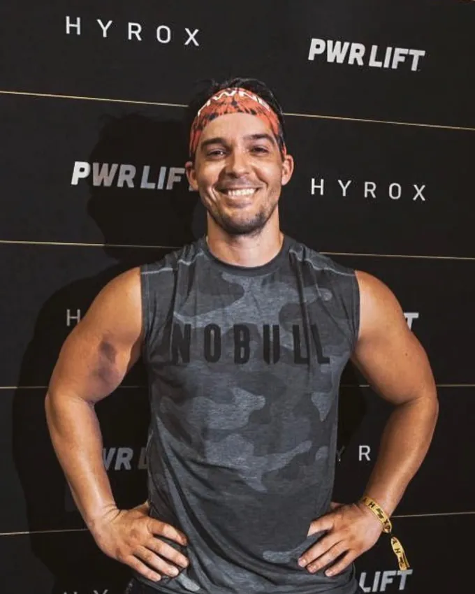 Brandon Barnes, personal trainer at The Firm Fitness, at a HYROX event
